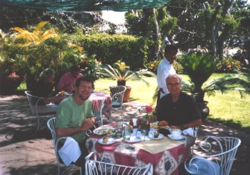 Lake Chapala is in the background, but it is difficult to see!
